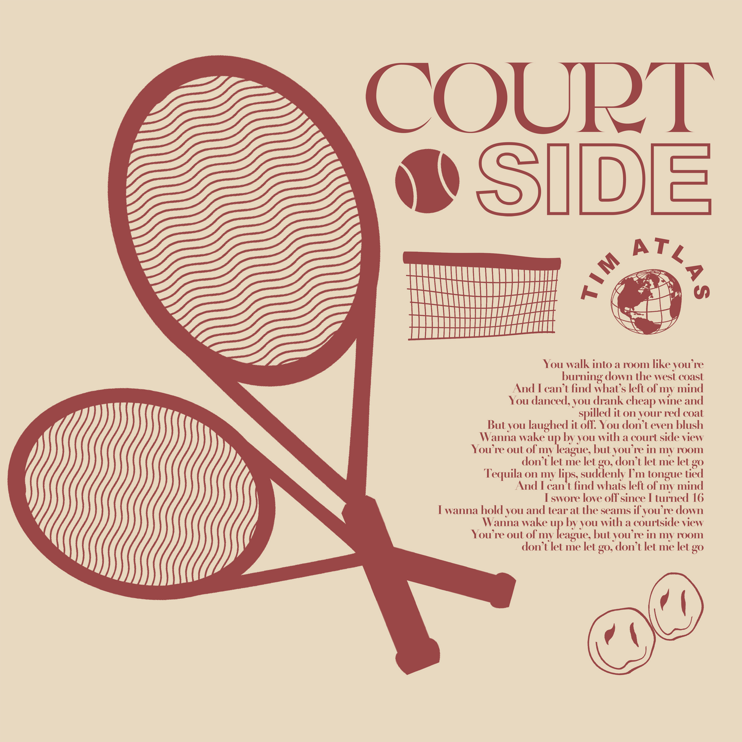 "Courtside" Unisex Long Sleeve Shirt